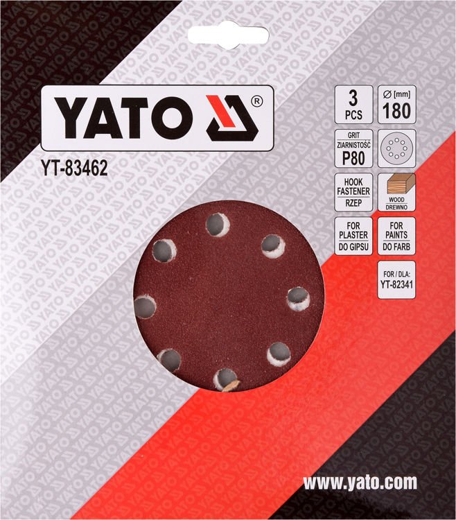 SANDING PAPER FOR DRYWALL 180MM P80 (YT-83462)