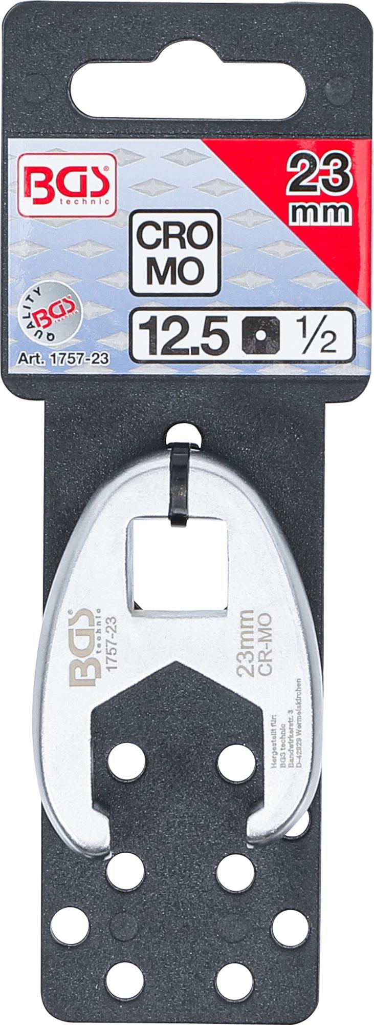 CROWFOOT SPANNER | 12.5 MM (1/2") DRIVE | 23 MM (1757-23)