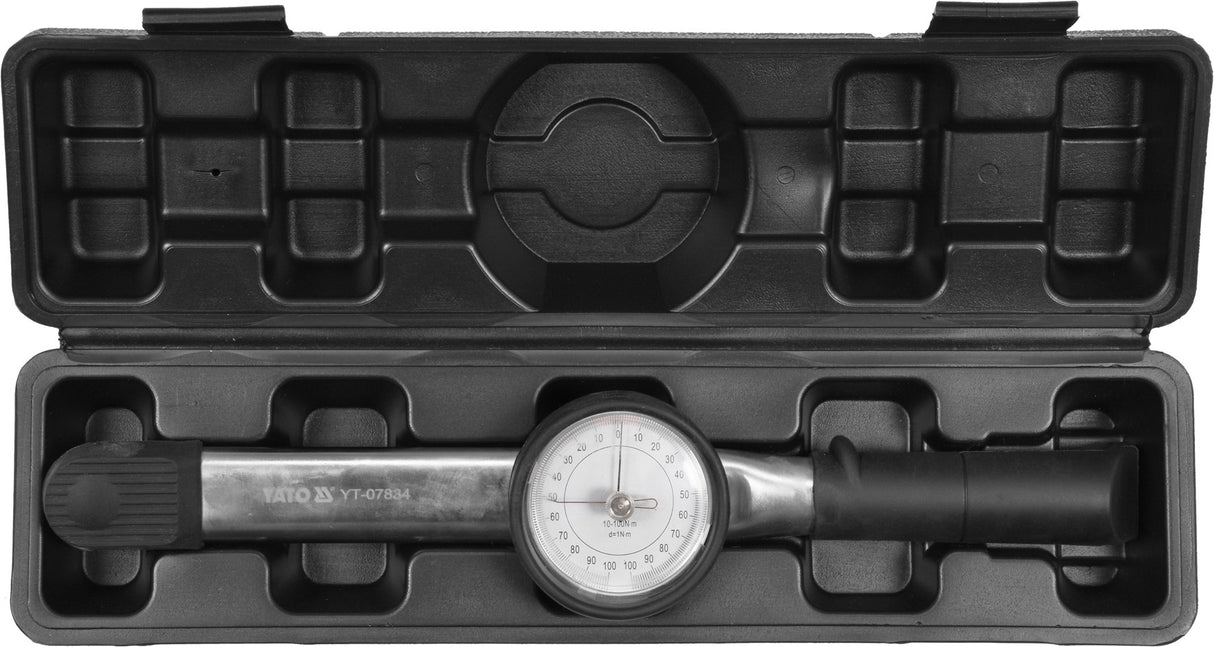 DIAL TORQUE WRENCH | WITH SCALE | 12.5 MM (1/2") | 10 - 100 NM (YT-07834)