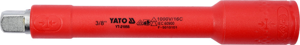 INSULATED EXTENSION BAR 3/8" 125MM VDE (YT-21055)