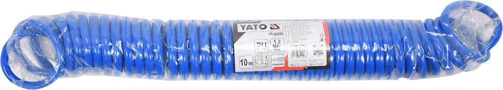 SPIRAL RECOIL AIR HOSE PU 8X12X10M (YT-24208)