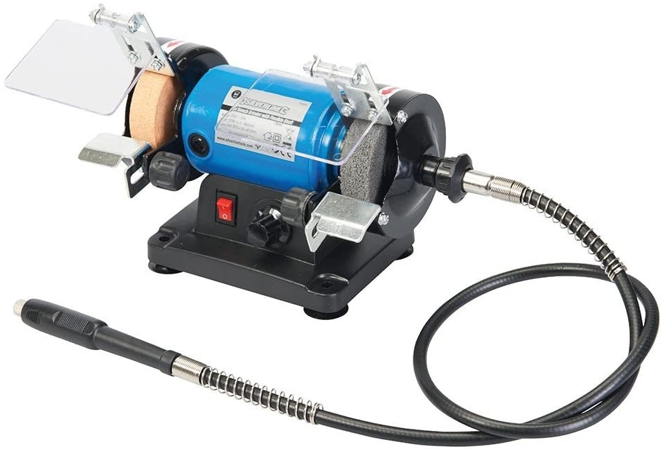 ELECTRIC GRINDER / SHARPENER | WITH FLEXIBLE MULTIFUNCTION SHAFT | 75X10X20 MM (DG75B)