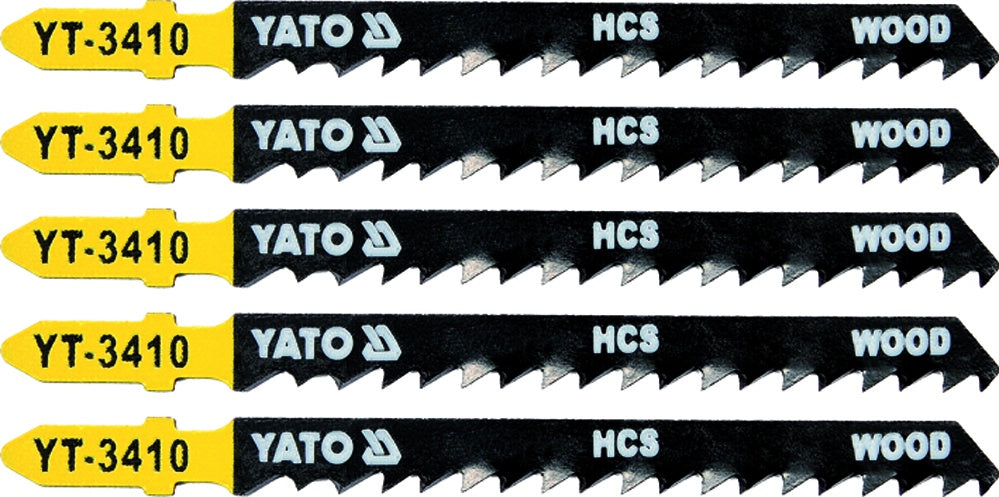 JIG SAW BLADE FOR METAL TYPE T 6TPI 5PCS (YT-3410)