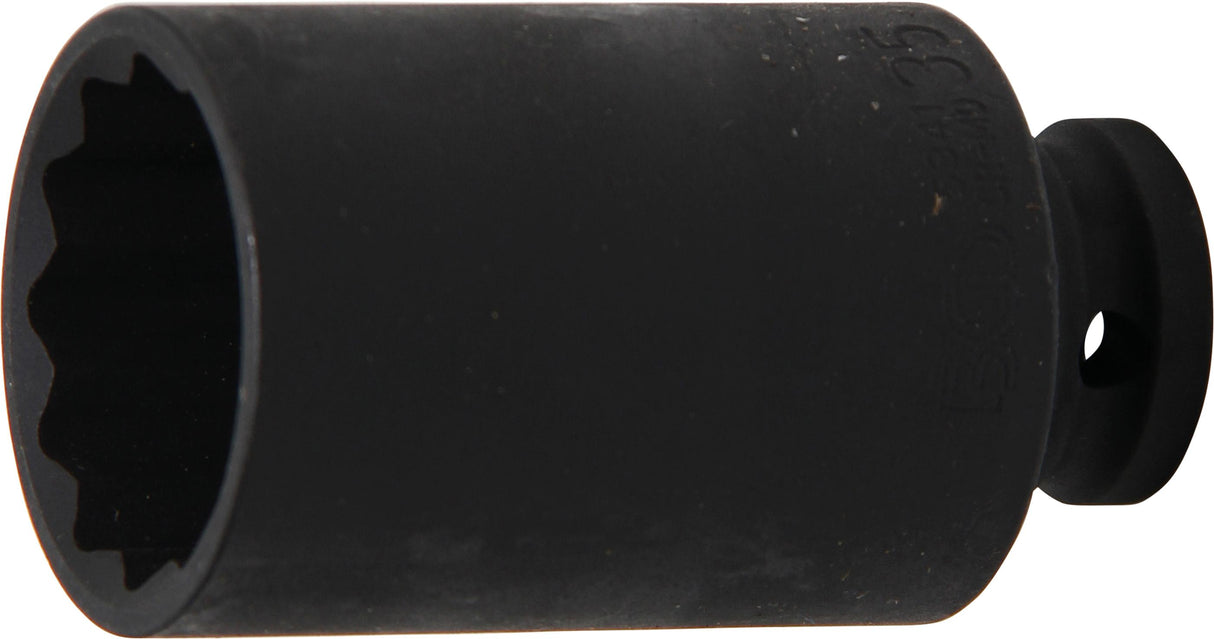 IMPACT SOCKET, 12-POINT, DEEP| 12.5 MM (1/2") DRIVE | 35 MM (5341)