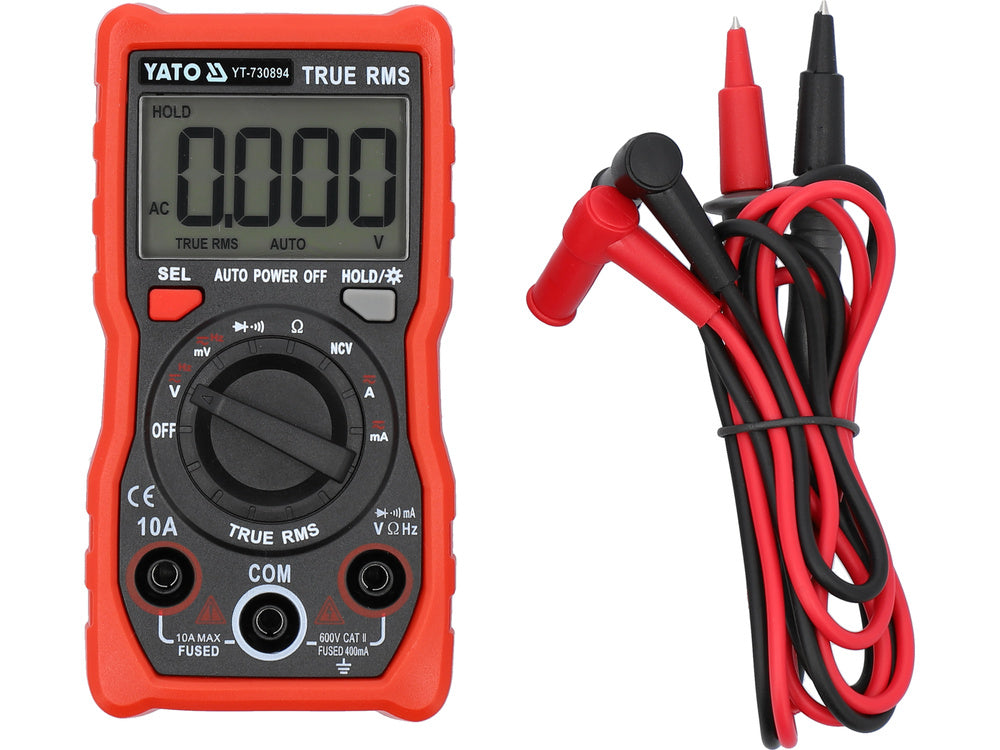 DIGITAL MULTIMETER TRUE RMS LCD 4000 (YT-730894)