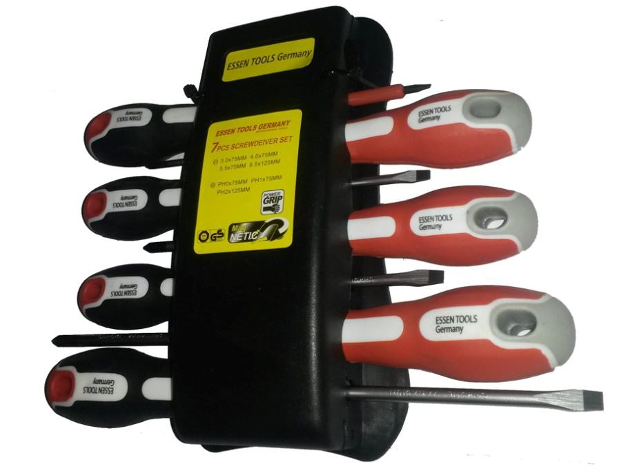 SCREWDRIVER SET 7 PCS. WITH CASE (SU9988)