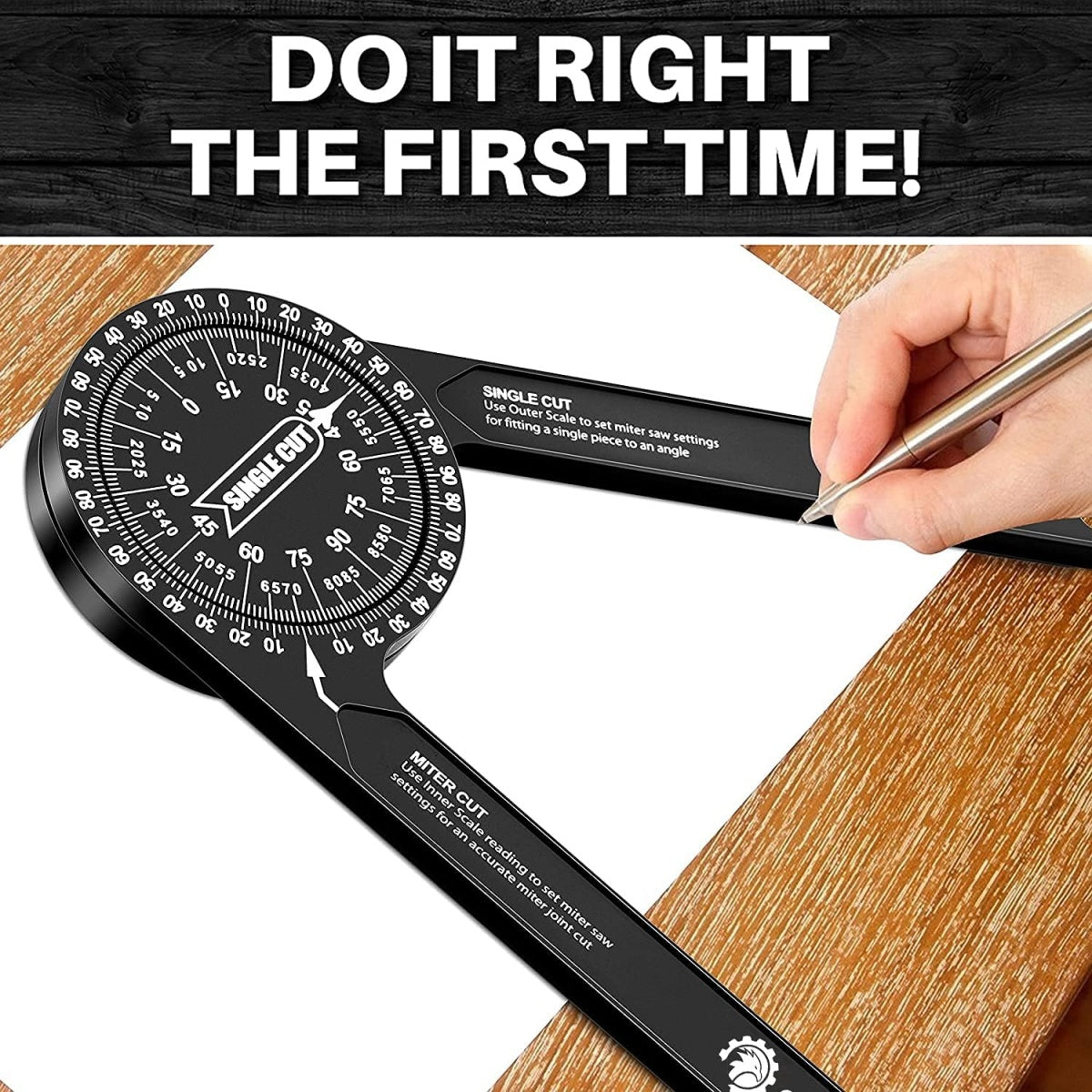 MULTIFUNCTIONAL ANGLE PROTRACTOR | MECHANICAL | 175 MM (MSP7)
