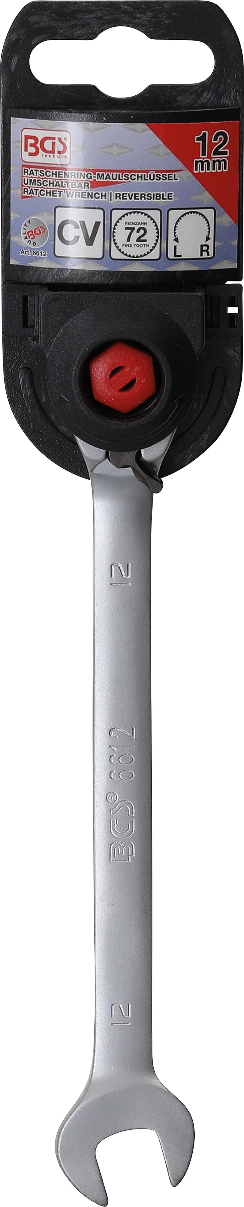 RATCHET COMBINATION WRENCH | REVERSIBLE | 12 MM (6612)