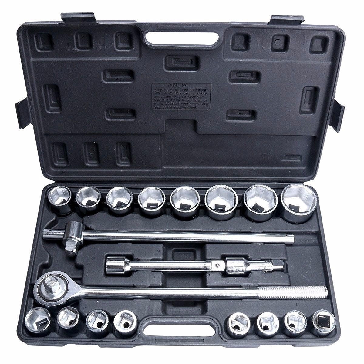 6-POINT SOCKET SET | 20 MM (3/4") | 21 PCS. (ES-4226)