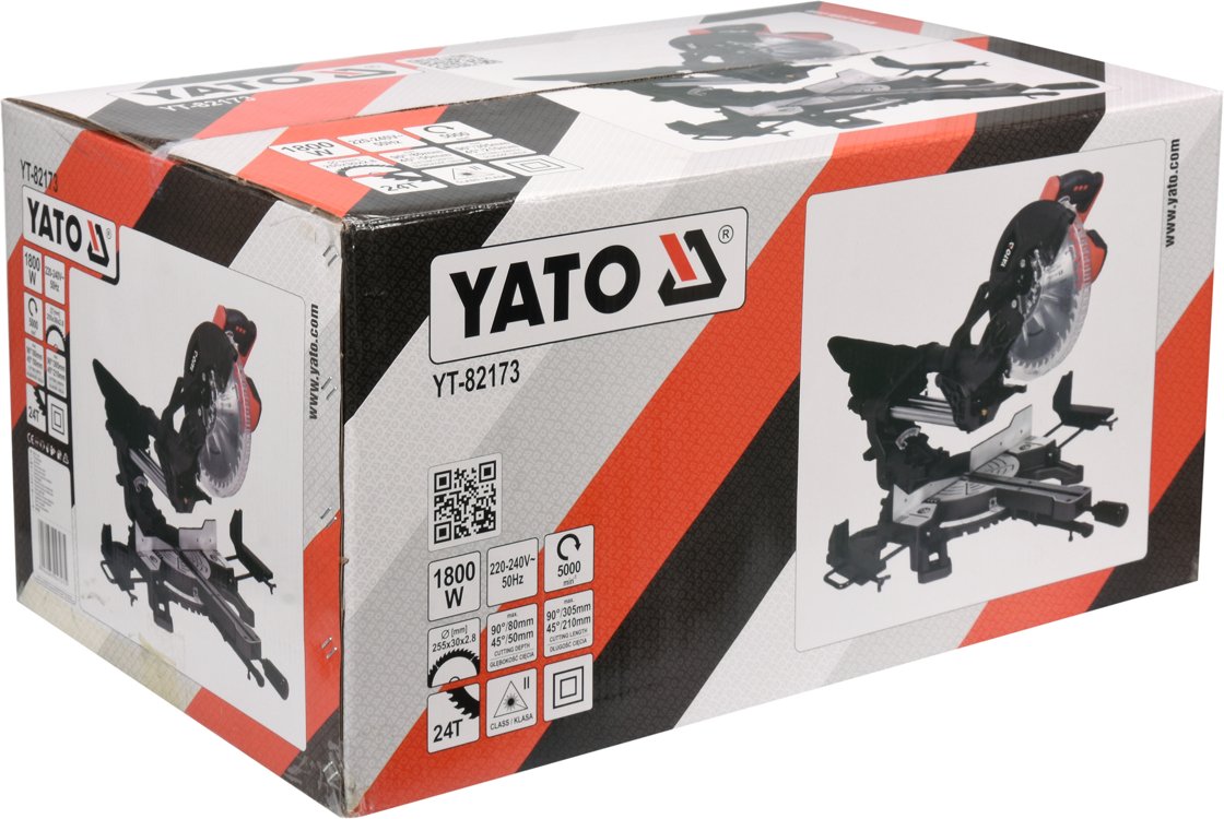 MITRE SAW 255MM 1800W WITH LASER (YT-82173)