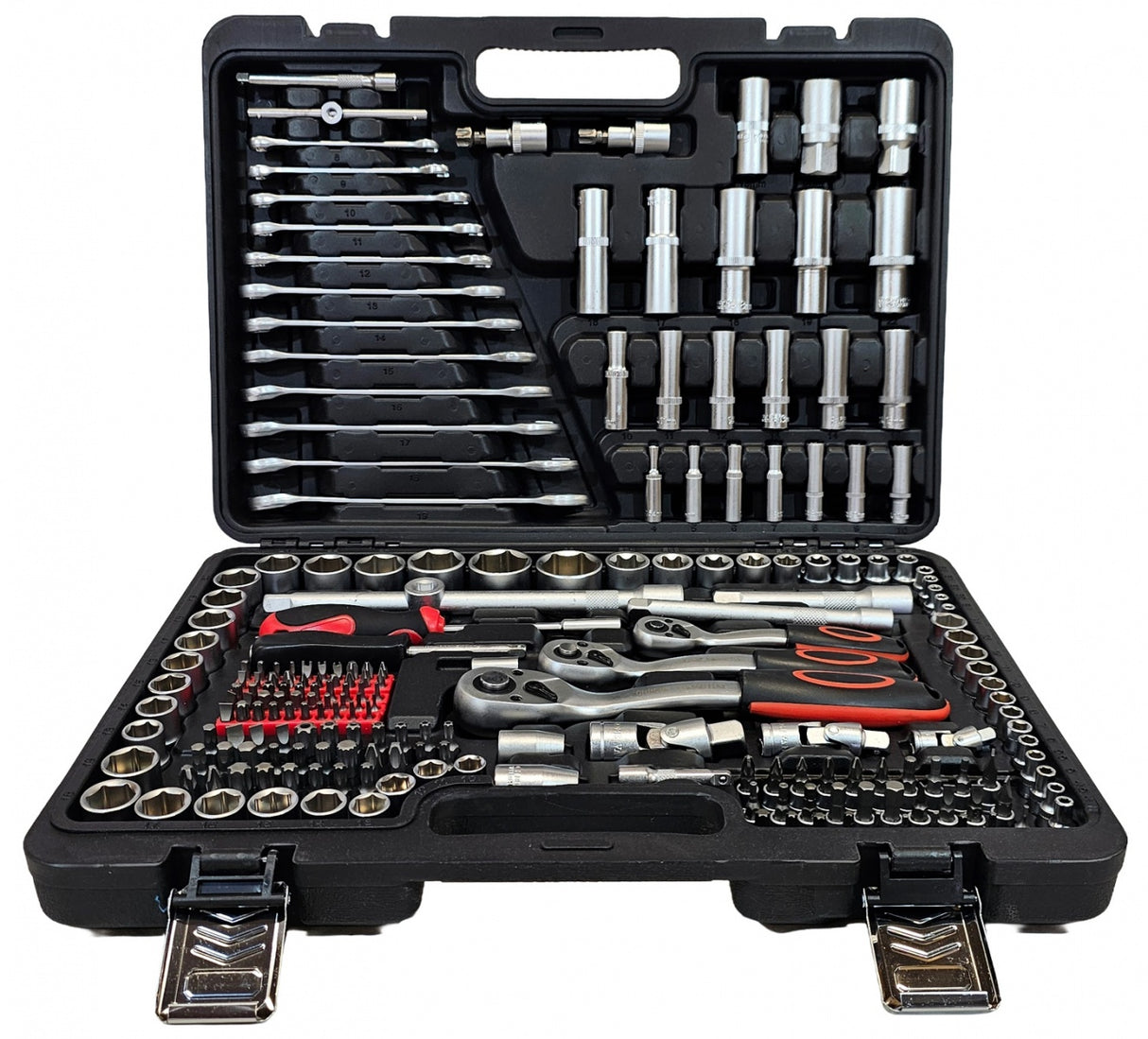 TOOL SET | CR-V | 72Z | 6.3 MM (1/4") / 10 MM (3/8") / 12.5 MM (1/2") | 216 PCS. (SK216)