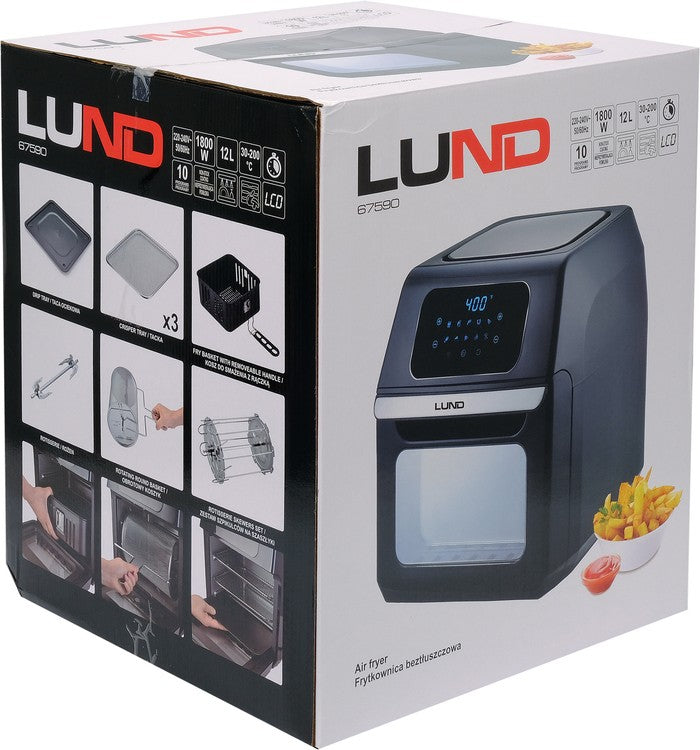 AIR FRYER, MINI OVEN 12L 1800W LED (67590)
