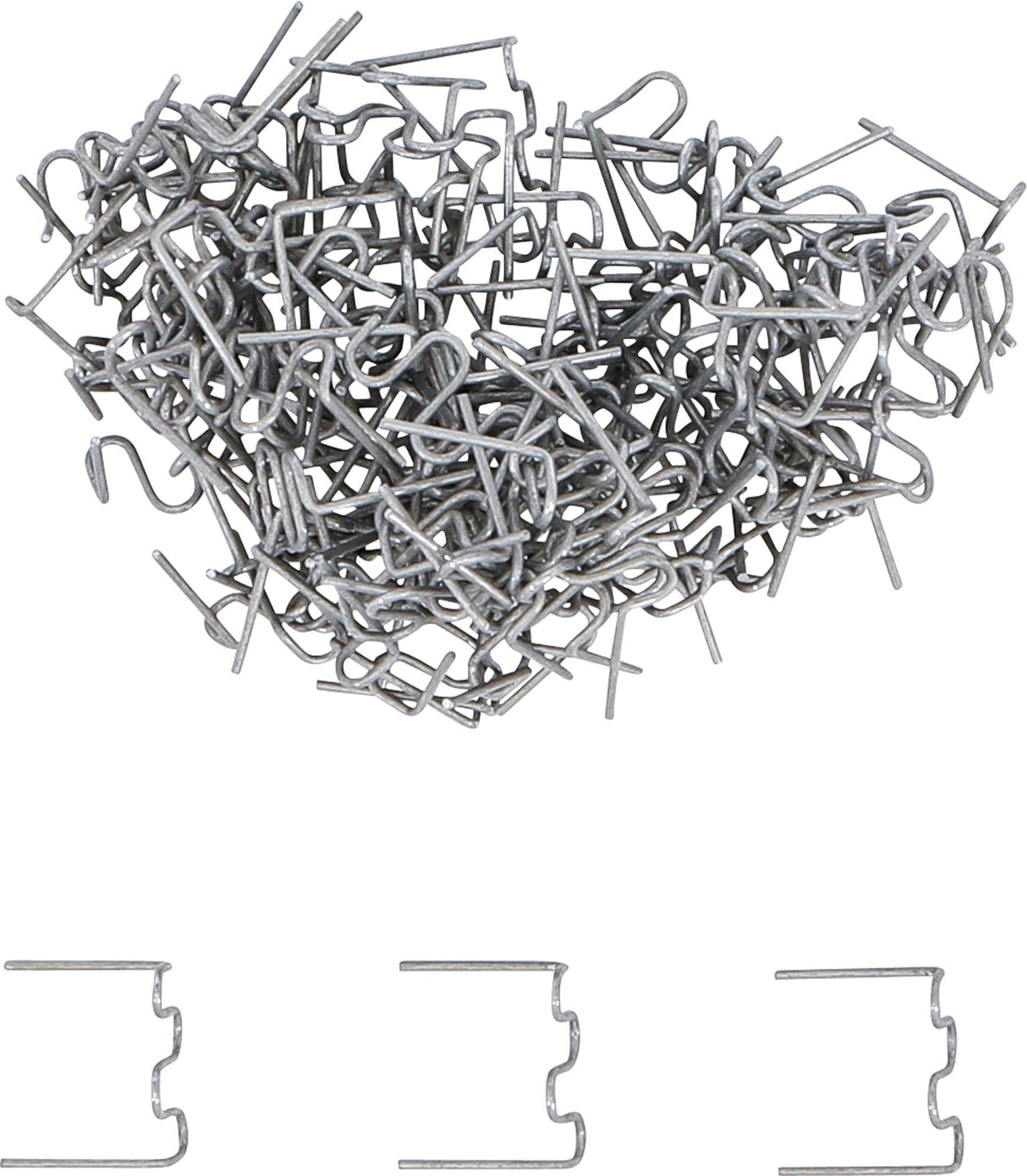REPAIR STAPLES SET | WAVE SHAPE | 0.8 MM | 100 PCS. (73353B)