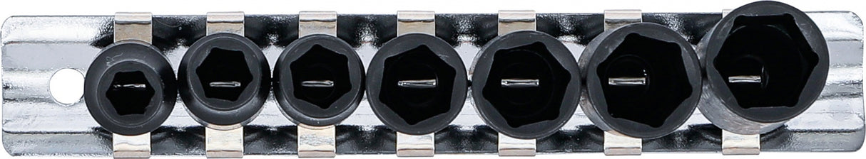 IMPACT SOCKET SET, HEXAGON, DEEP | 6.3 MM (1/4") DRIVE | 6 - 13 MM | 7 PCS. (5299)