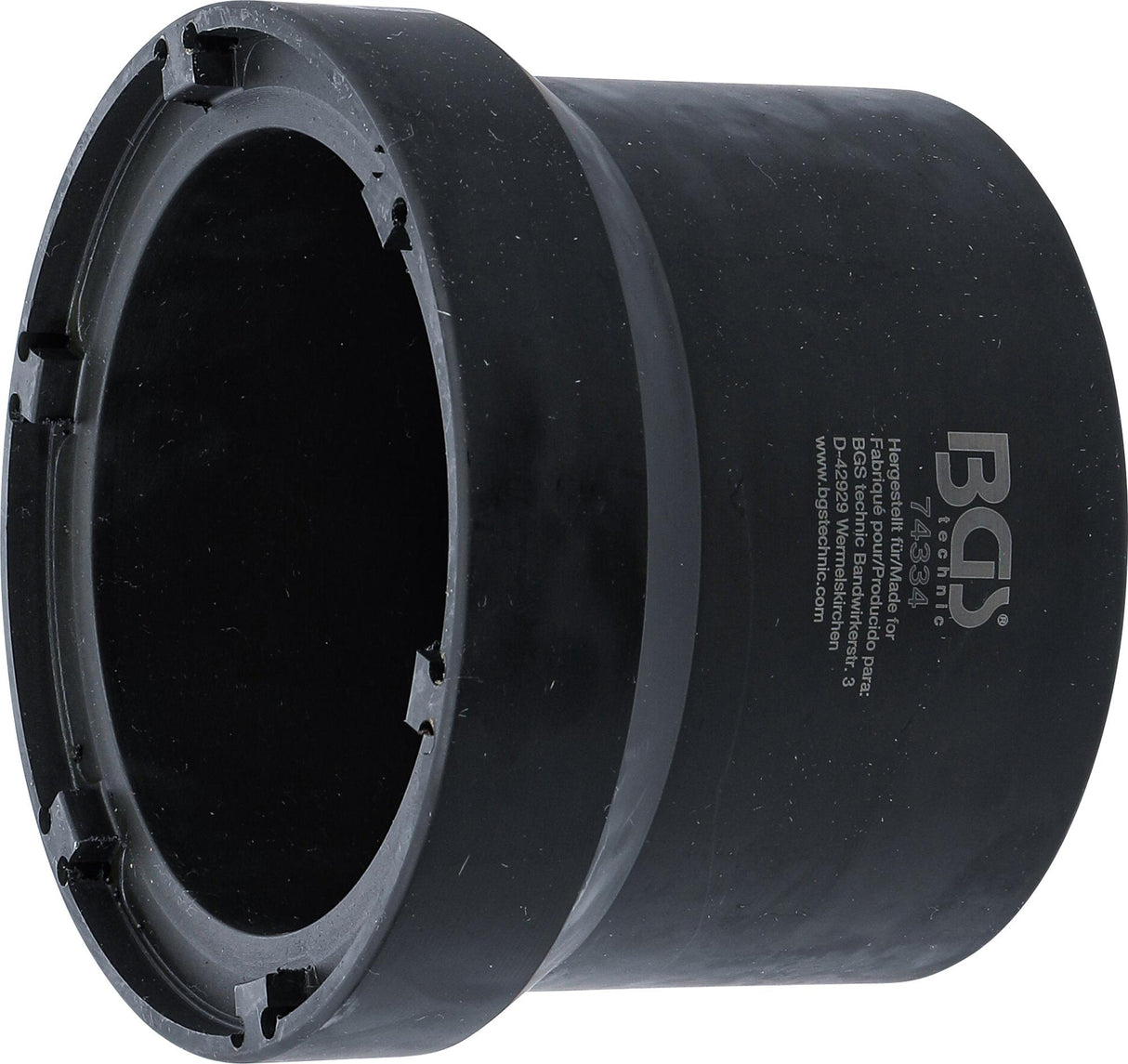 GROOVE NUT SOCKET | FOR REAR AXLE DIFFERENTIAL | FOR MAN & MERCEDES-BENZ | 126 / 113 MM (74334)