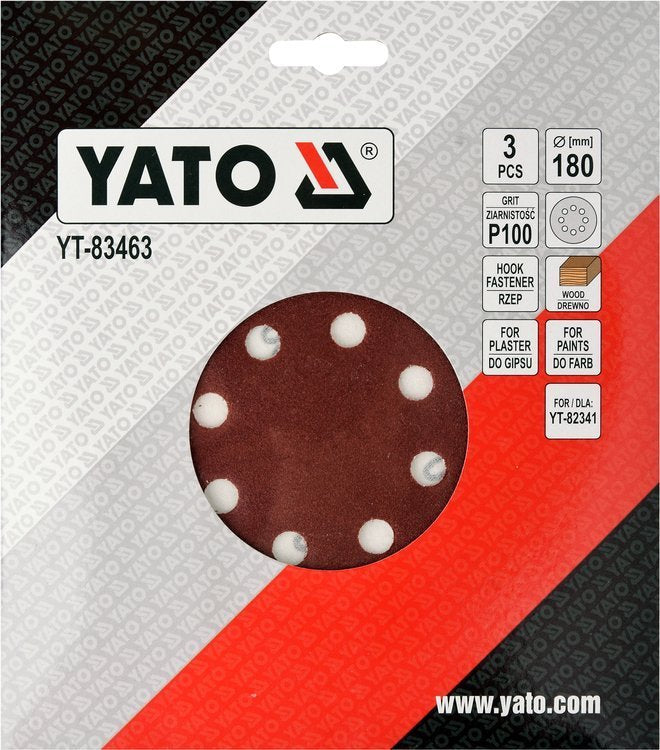 SAND PAPER FOR DRYWALL 180MM P100 (YT-83463)