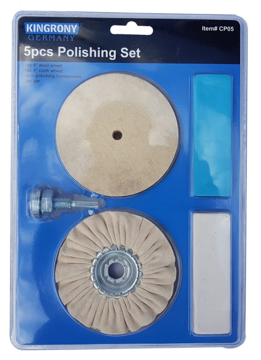 POLISHING PADS AND PASTE SET | Ø 100 MM | 5 PCS. (CP05)