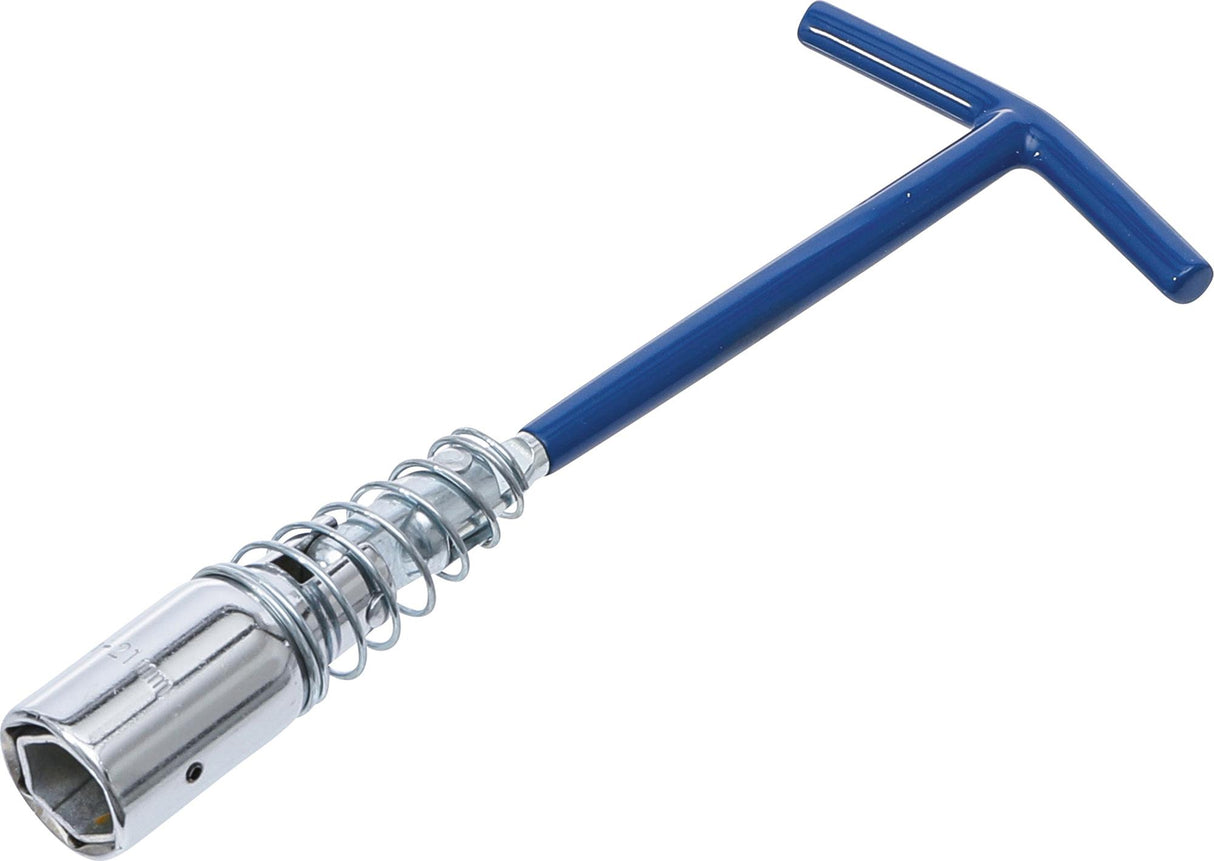 SPARK PLUG WRENCH WITH T-HANDLE, JOINT SPRING | HEXAGON 16 MM / 21 MM (142)