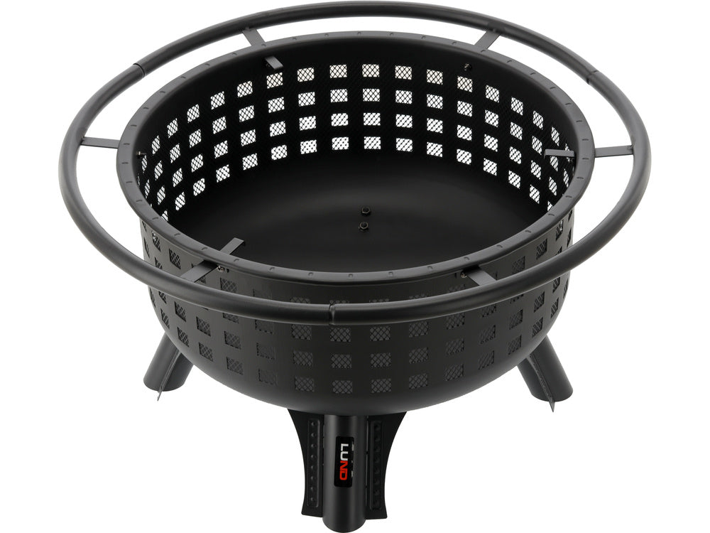 STEEL FIRE PIT 80 X 80 X 61CM (99915)