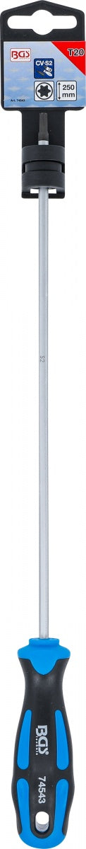 SCREWDRIVER | T-STAR (FOR TORX) T20 | BLADE LENGTH 250 MM (74543B)