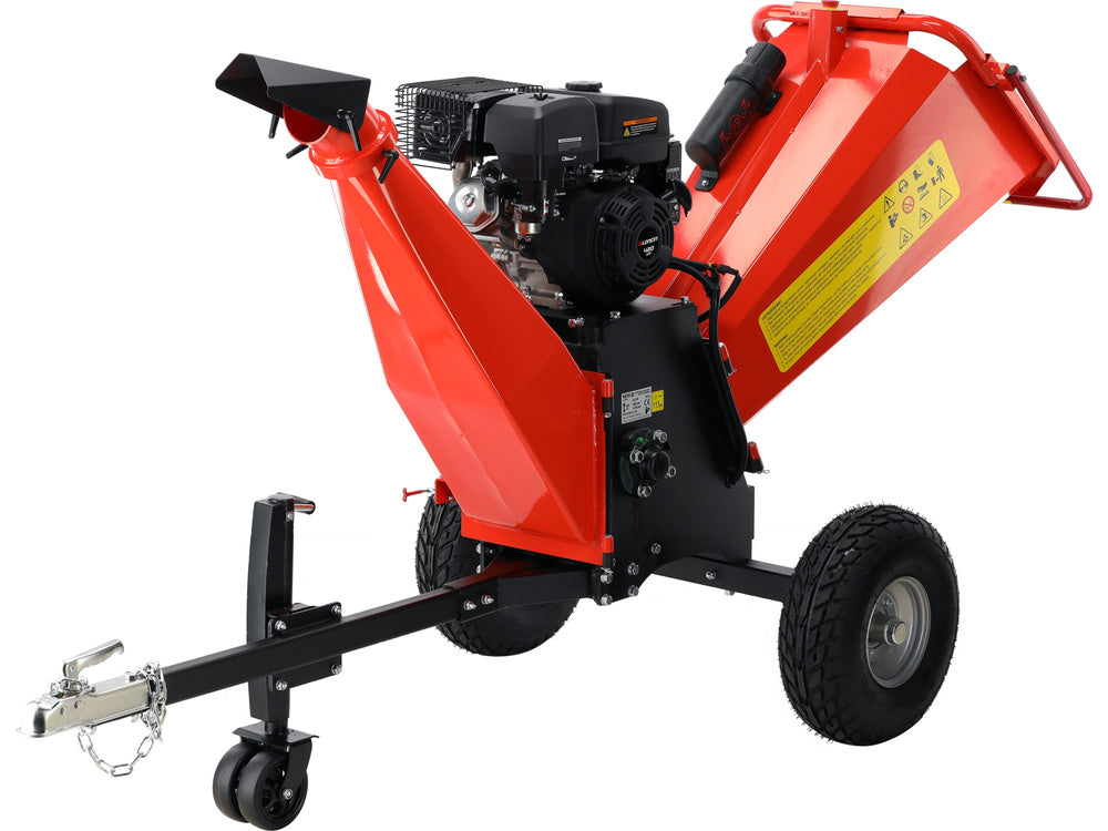 PETROL WOOD CHIPPER / GARDEN SHREDDER | DIAMETER 150 MM | 420 CM³ (YT-86158)