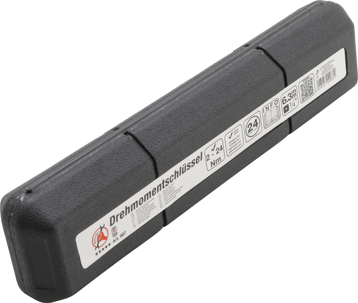 TORQUE WRENCH | 6.3 MM (1/4") | 2 - 24 NM (987)