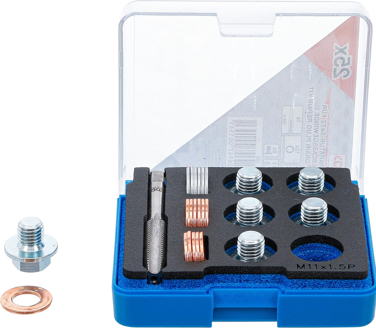REPAIR KIT FOR OIL DRAIN THREAD | M11 X 1.5 MM (153)