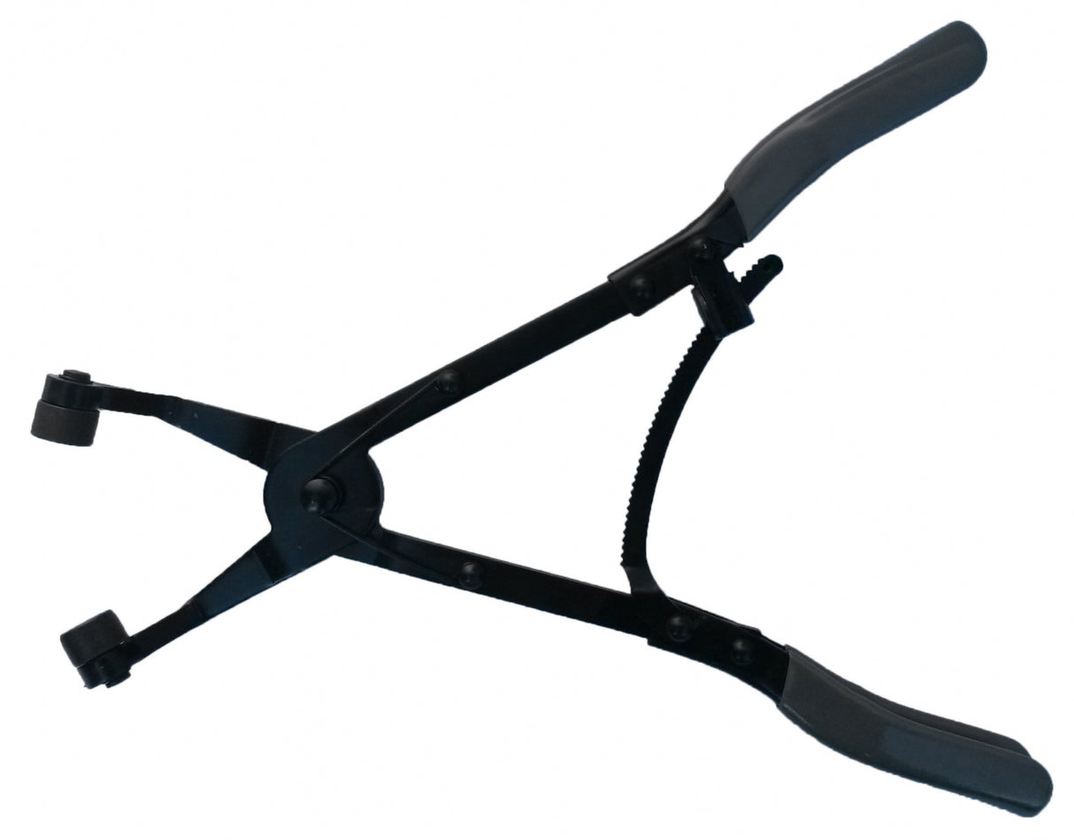 COOLING HOSE CLAMP PLIERS | WITH RATCHET | CURVED | 340 MM (SK1976)