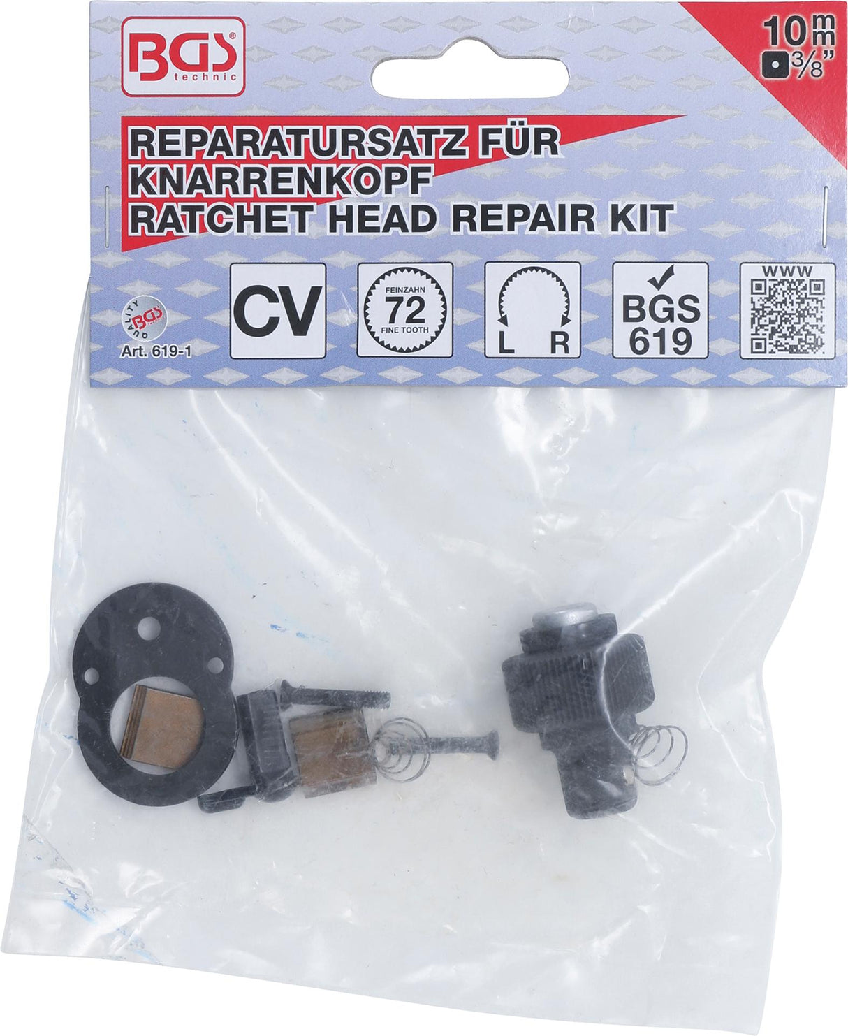 REPAIR KIT FOR RATCHET HEAD | FOR BGS 619 (619-1)