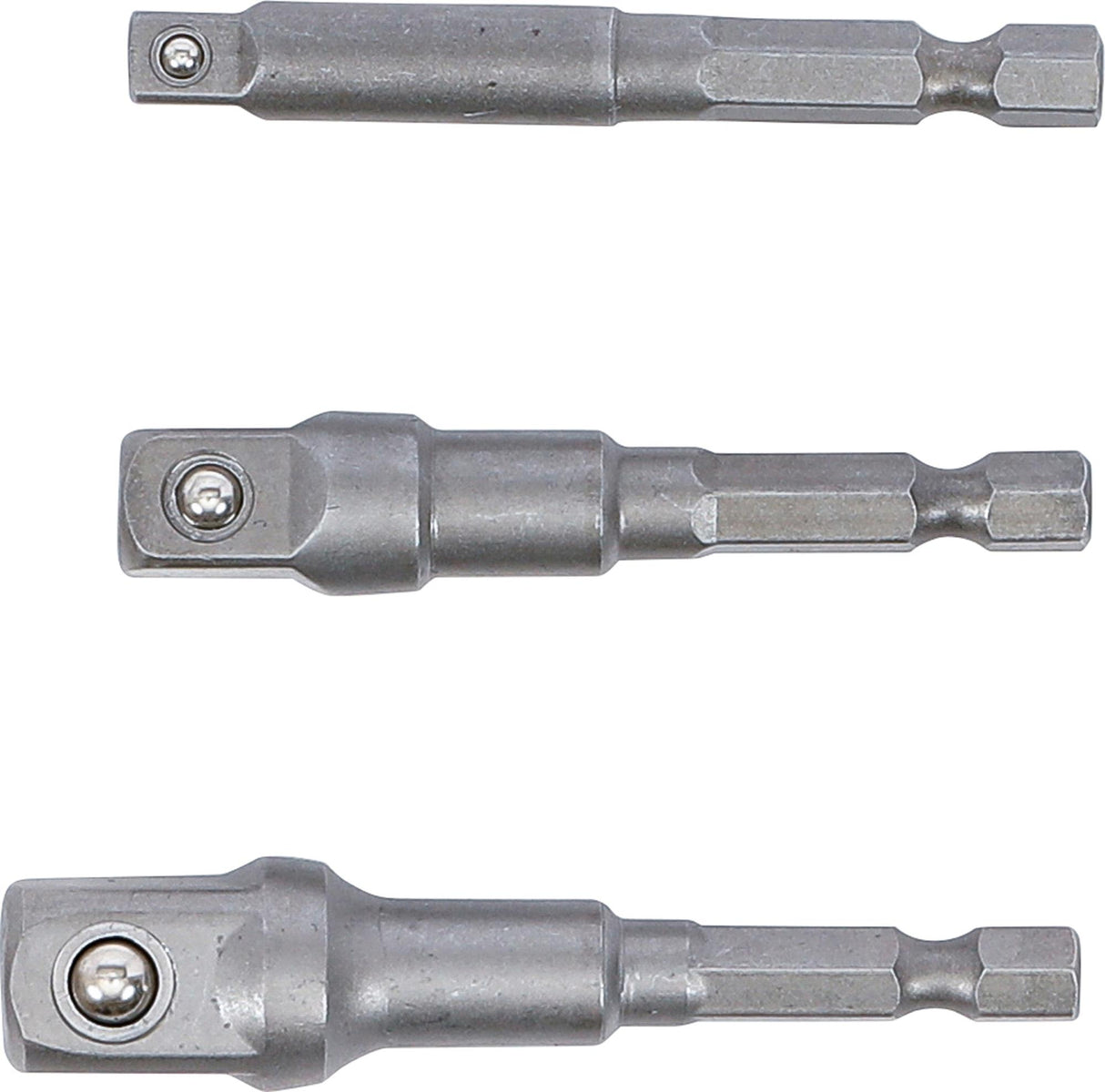 ELECTRIC DRILL ADAPTOR SET | 6.3 MM (1/4") DRIVE | 6.3 MM (1/4") / 10 MM (3/8") / 12.5 MM (1/2") | 3 PCS. (9685)