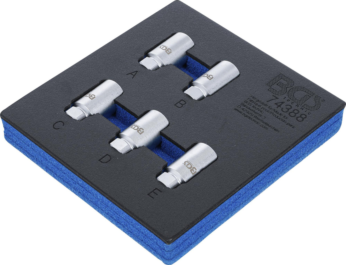 TOOL TRAY 1/6: RIM LOCK SOCKET SET FOR TESLA | 5 PCS. (74388)