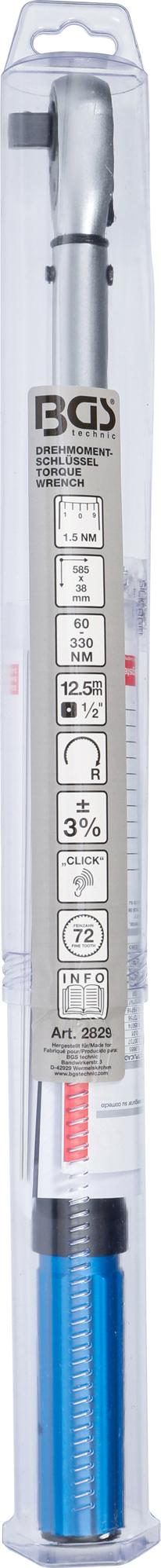 TORQUE WRENCH | 12.5 MM (1/2") | 60 - 330 NM (2829)