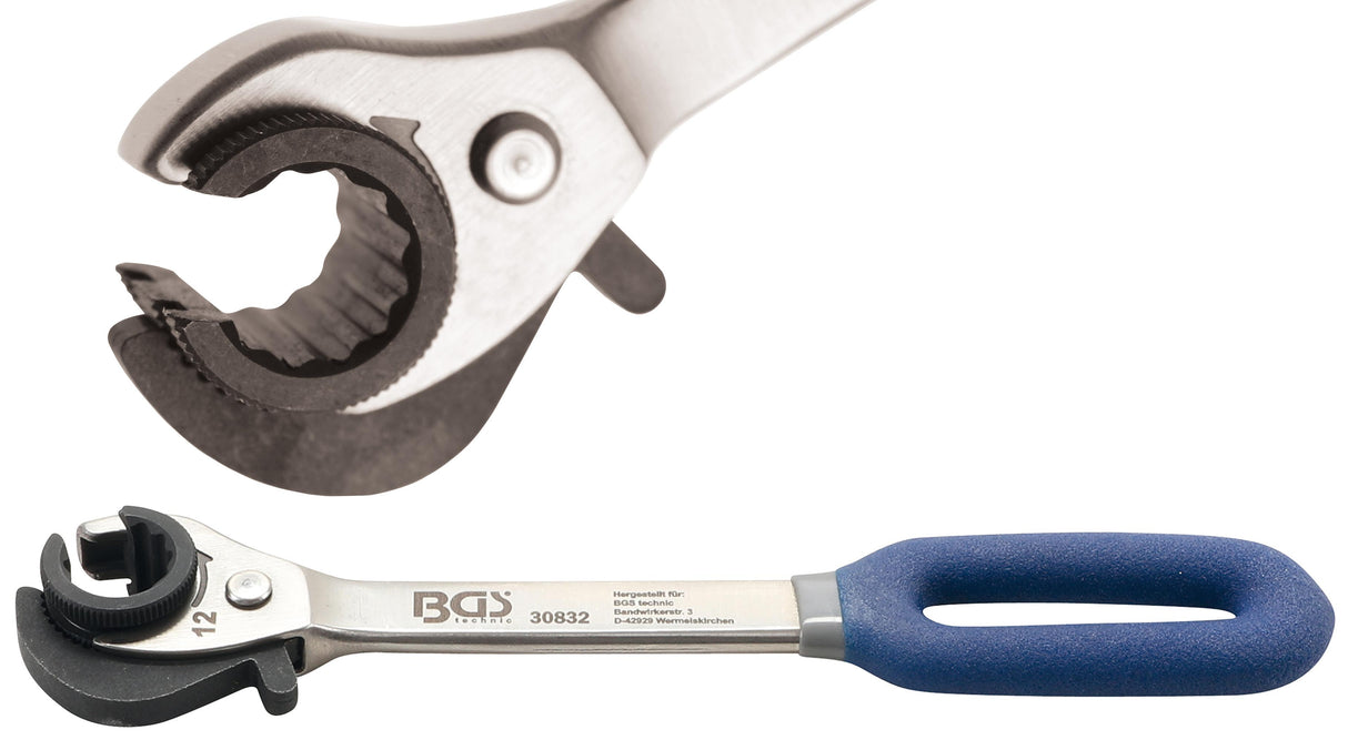 RATCHET RING SPANNER | OPEN | 12 MM (30832)