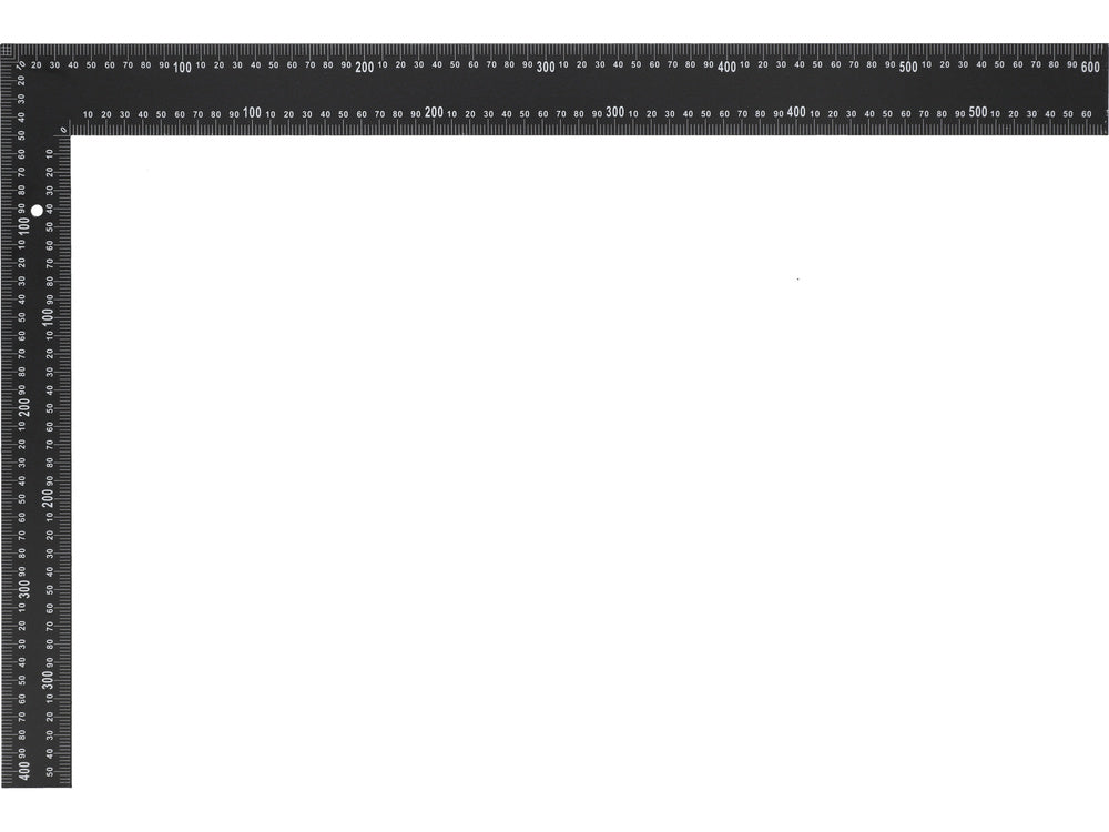 TRY SQUARE, STEEL, BLACK 600X400MM (18200)