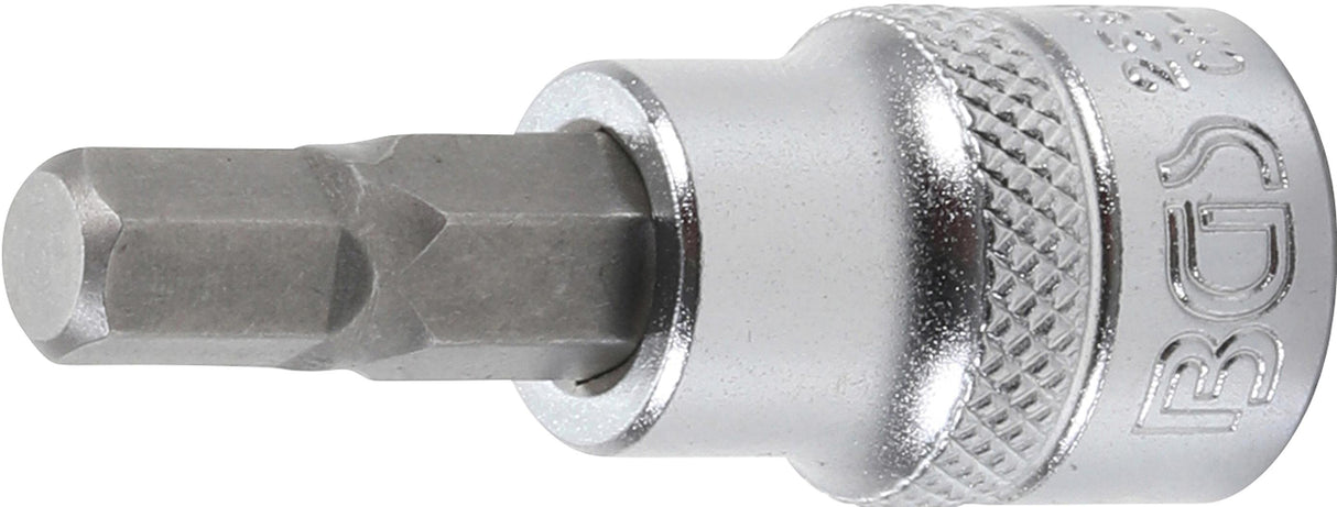 BIT SOCKET | 10 MM (3/8") DRIVE | INTERNAL HEXAGON 7 MM (2580)