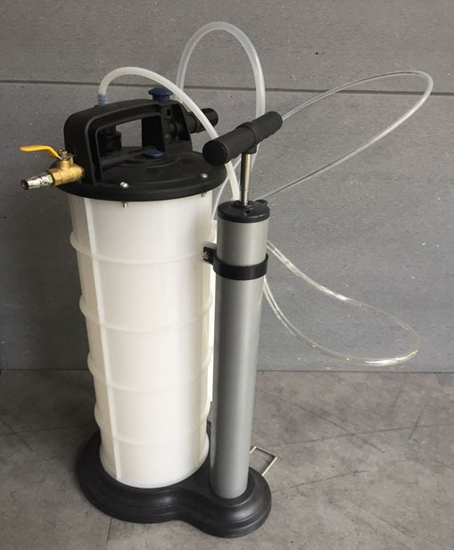 PNEUMATIC-MANUAL TECHNICAL FLUIDS EXTRACTION TANK | 9 L (HTG1042)