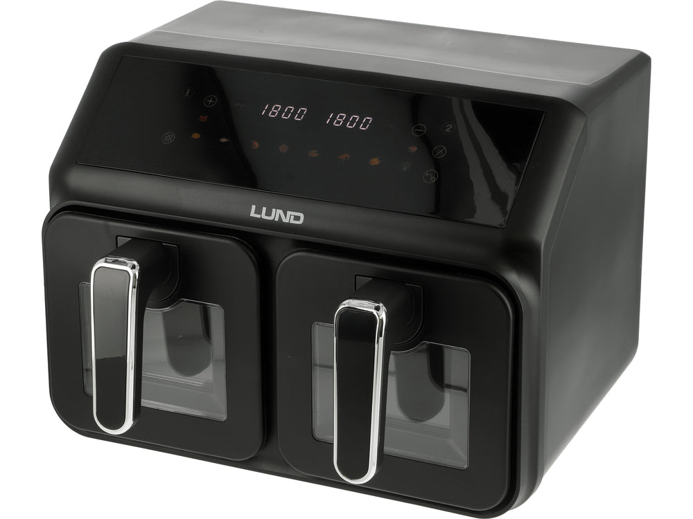 AIR FRYER 2200W 4L+4L BLACK (67563)