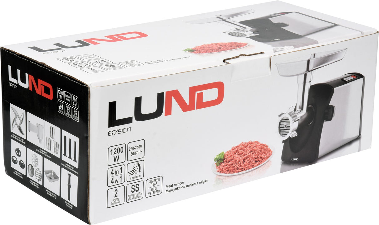 MEAT GRINDER 1200W 4IN1 (67901)