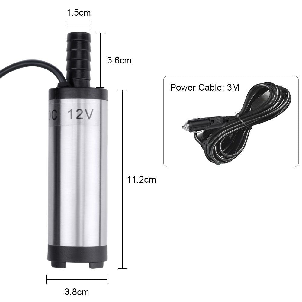 NARROW DIESEL PUMP | Ø 38 MM | 12V (TA-38C)