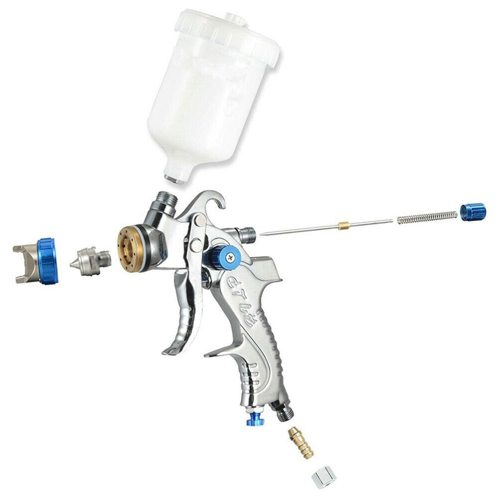 SPRAY GUN WITH ACCESSORIES | HVLP | 600 CM³ | Ø 1.4 MM / Ø 1.7 MM / Ø 2.0 MM (SG600S)