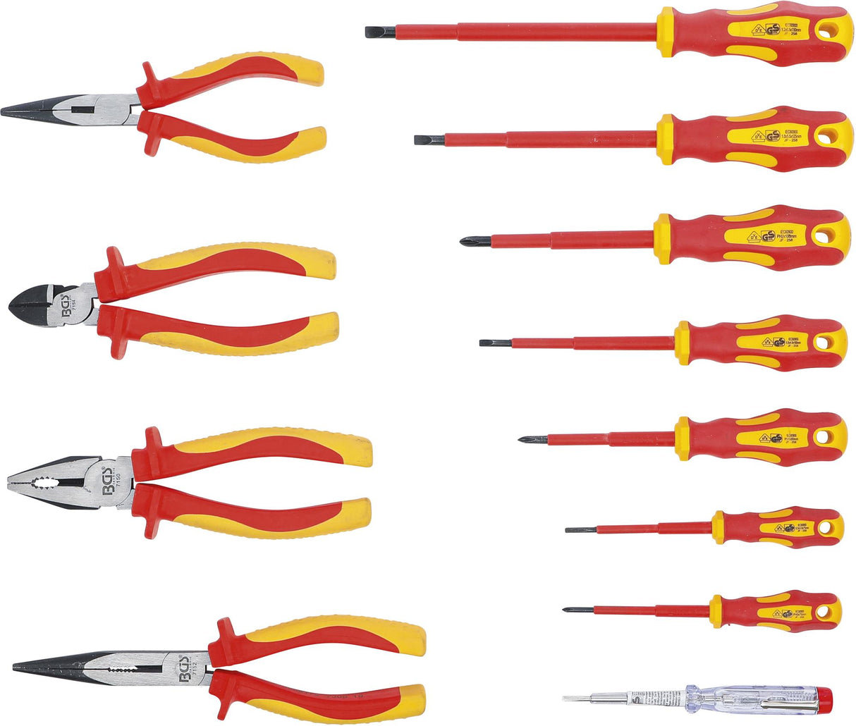 VDE PLIERS / SCREWDRIVER SET | 12 PCS. (7140)