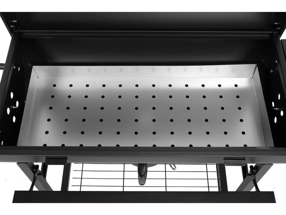 CHARCOAL GRILL WITH LID, GRID 71X35 CM (99900)
