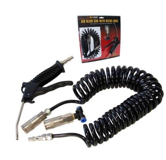 BLOW GUN | WITH SPIRAL HOSE 6X8 MM | PU (SK98210B)