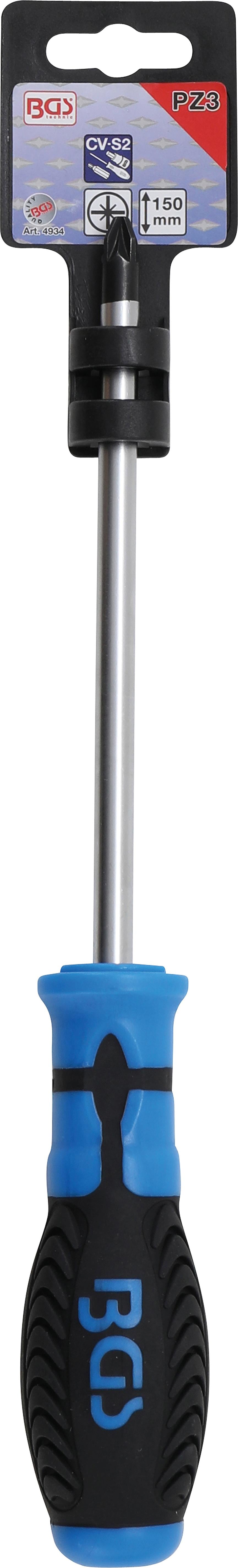 SCREWDRIVER | CROSS SLOT PZ3 | BLADE LENGTH 150 MM (4934)