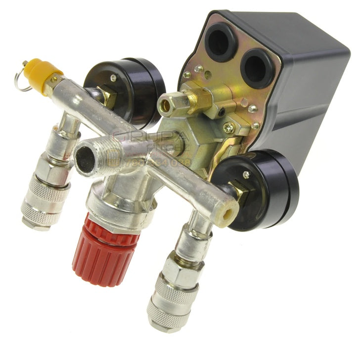 COMPRESSOR REGULATOR WITH PRESSURE SWITCH AND PRESSURE GAUGES | 380V (SK10679)