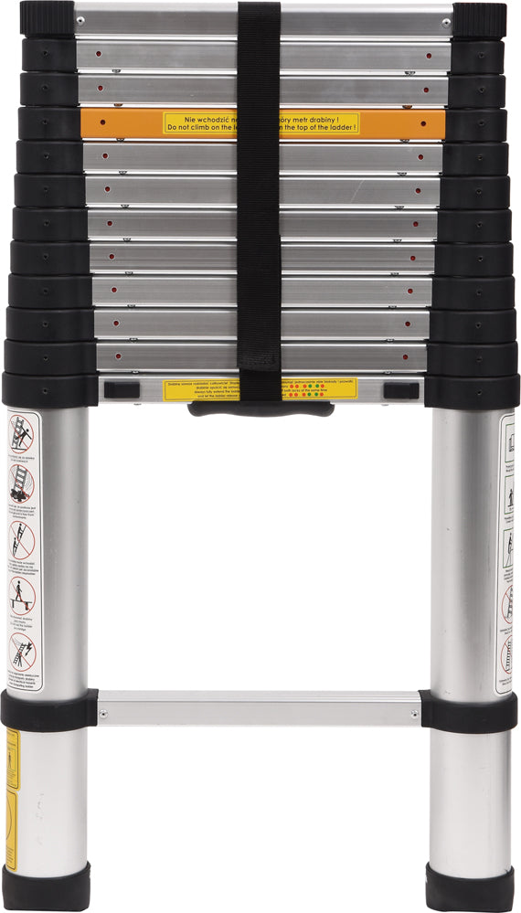 ALU TELESCOPIC LADDER 3,8M 13STEPS (17701)