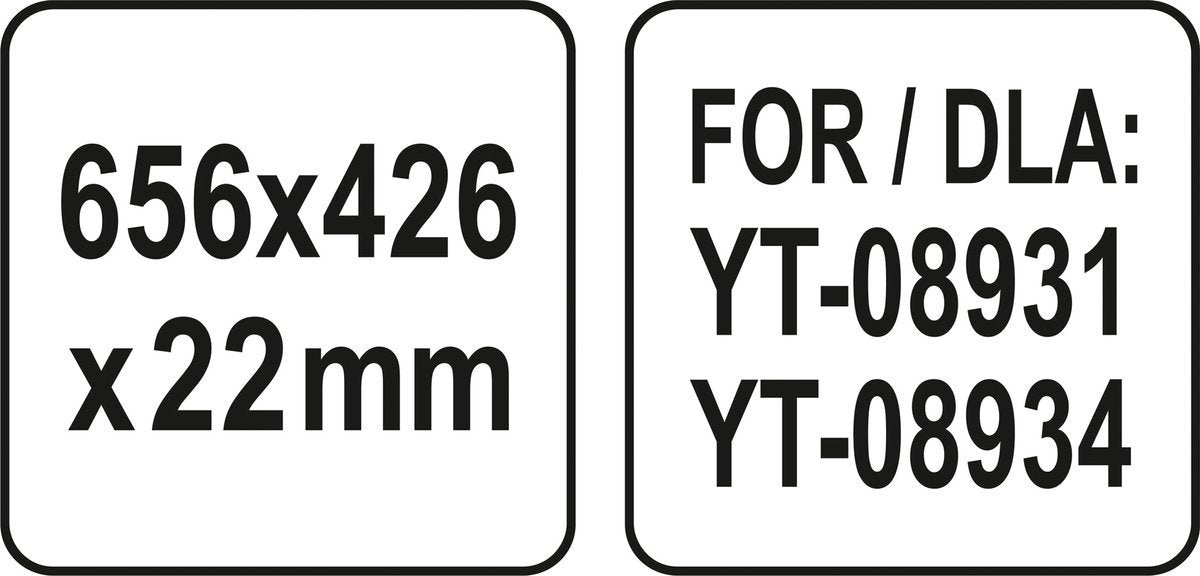 SHELF FOR YT-08931 (YT-08932)