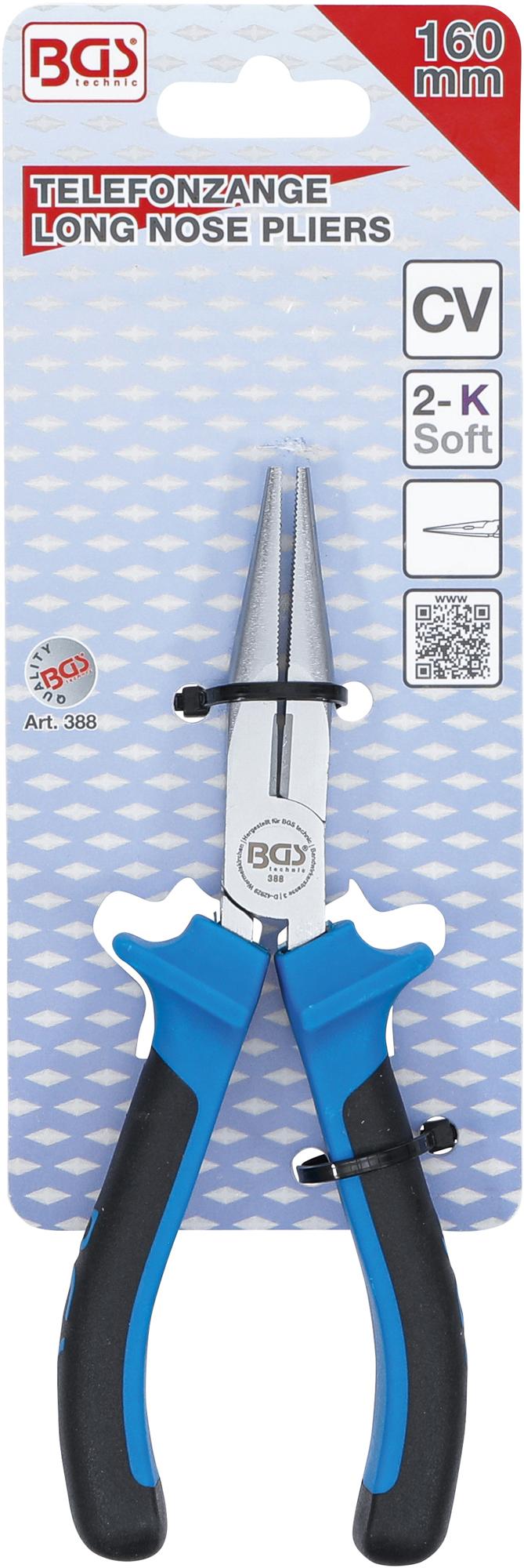 LONG NOSE PLIERS | STRAIGHT | 160 MM (388)