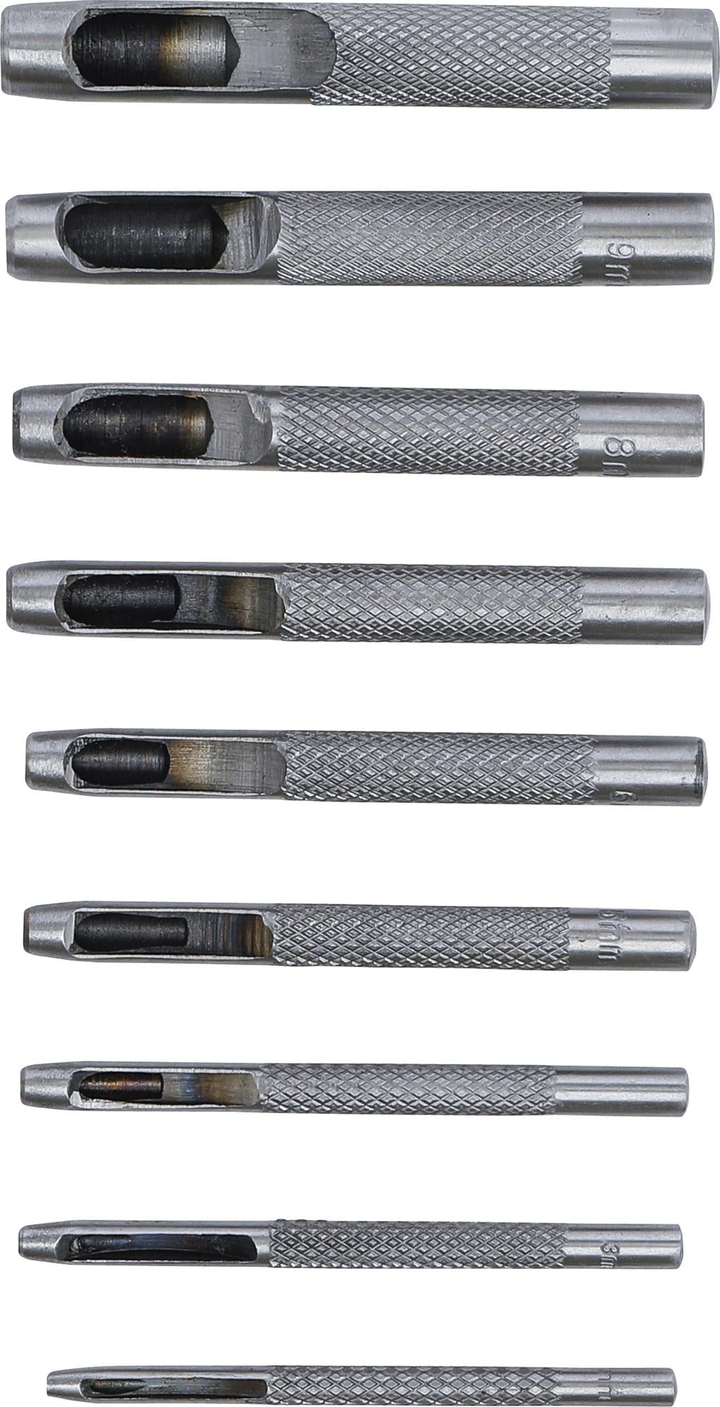 HOLLOW PUNCH SET | 2.5 - 10 MM | 9 PCS. (50619)