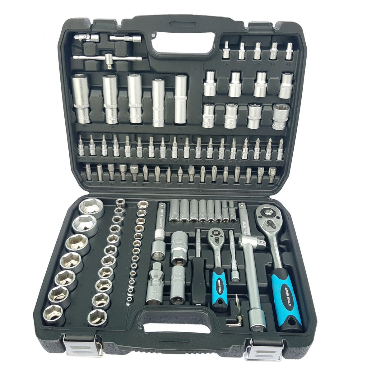TOOL SET | 6.3 MM (1/4") + 12.5 MM (1/2") | 108 PCS. (ES78108)